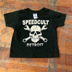 Speedcult Detroit Hot Rod Punk Rocker Rockabilly Toddler Tshirt